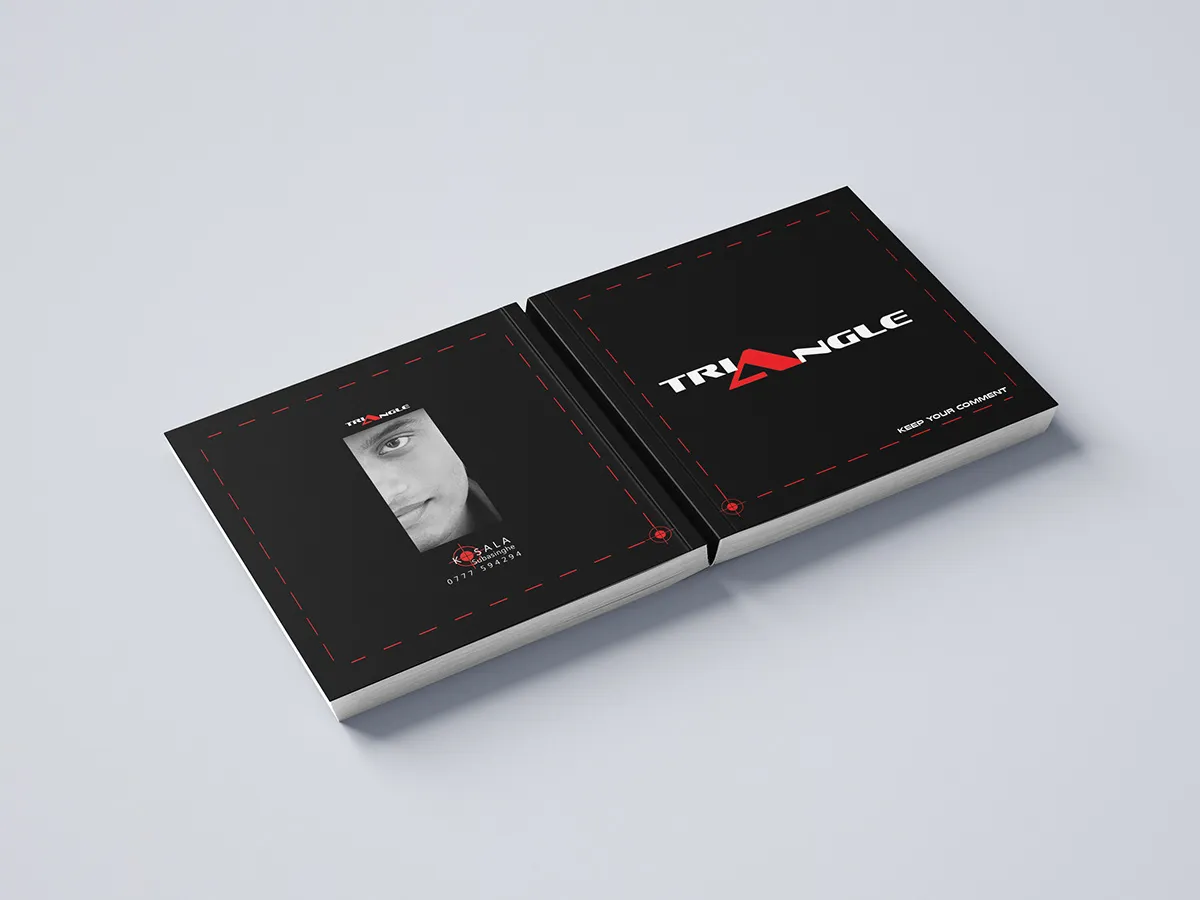 Coffee Table book for Tri Angle Studio