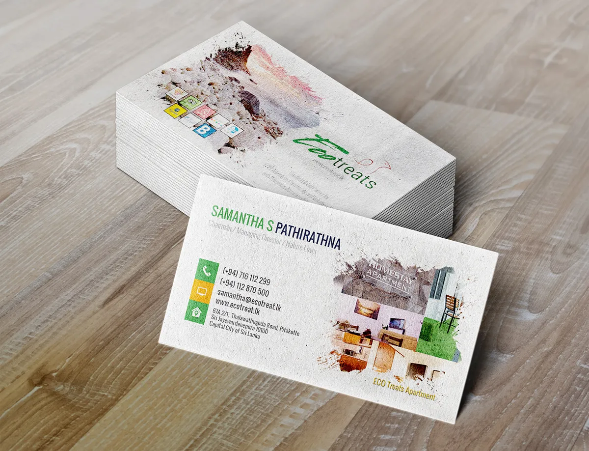 Business Card Design for ExoTreats