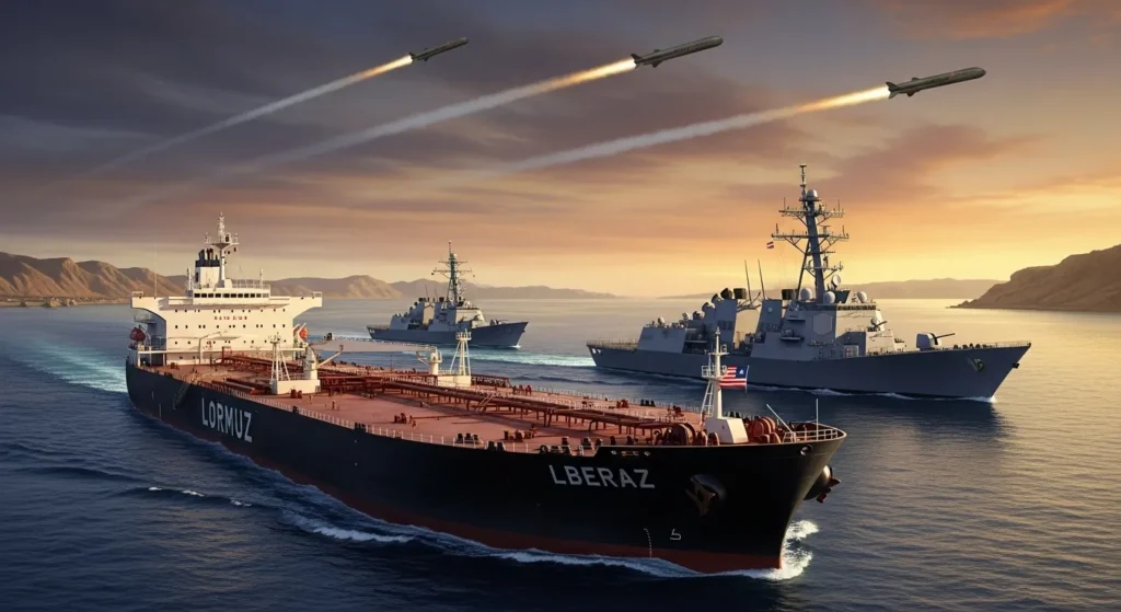 tanker traffic through the Strait of Hormuz