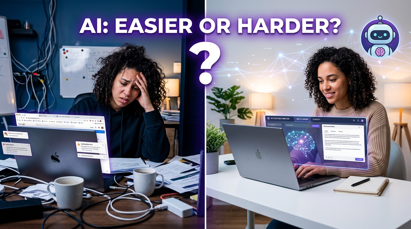 AI easier or Harder